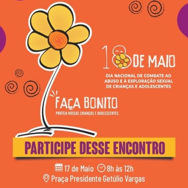 PARTICIPE DA AÇÃO DE COMBATE AO ABUSO E EXPLORAÇÃO DE CRIANÇAS E ADOLESCENTES