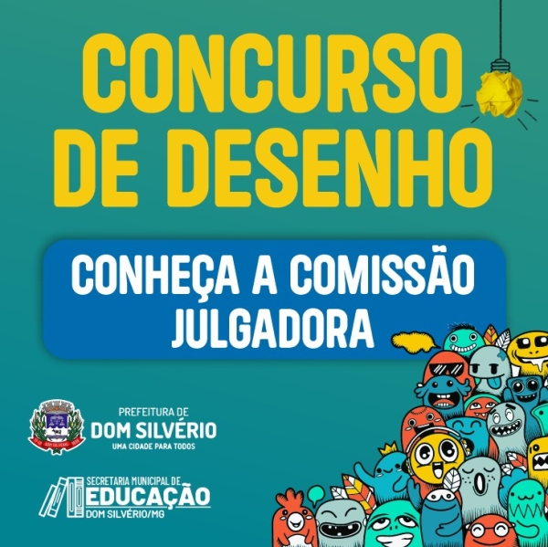 CONHEÇA A COMISSÃO JULGADORA DO CONCURSO DE DESENHO