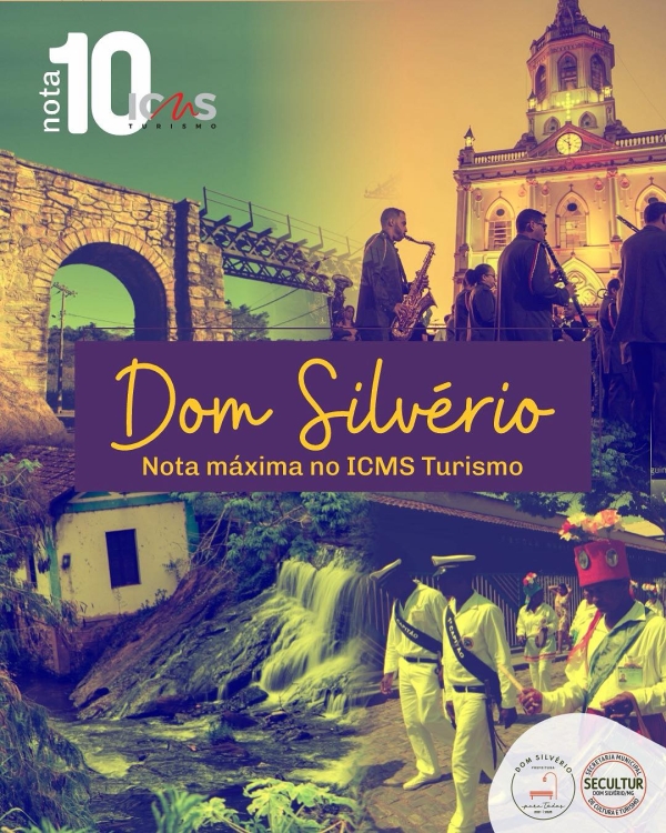 DOM SILV&Eacute;RIO &Eacute; NOTA 10 NO ICMS DO TURISMO
