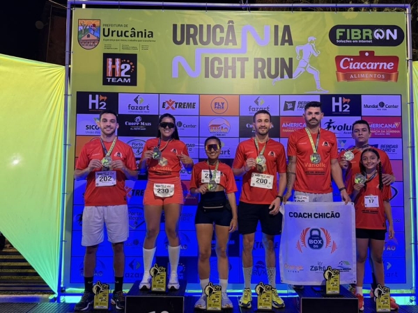 ATLETAS DE DOM SILV&Eacute;RIO CONQUISTAM P&Oacute;DIOS NA 1&ordf; EDI&Ccedil;&Atilde;O DA URUC&Acirc;NIA NIGHT RUN