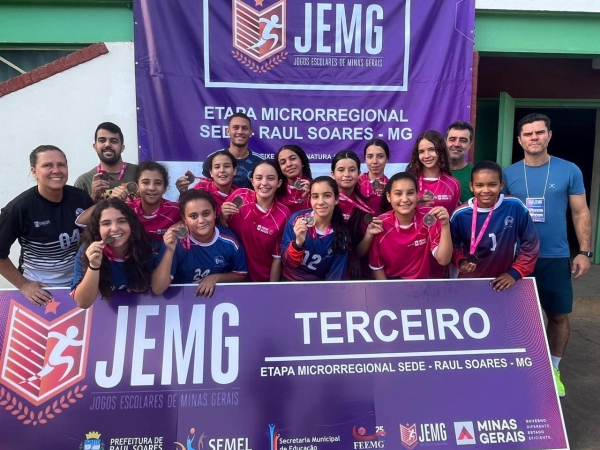ALUNAS DA E.E. PRESIDENTE TANCREDO NEVES CONQUISTAM MEDALHA DE BRONZE NO JEMG