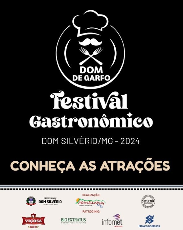 2ª EDIÇÃO DO FESTIVAL GASTRONÔMICO DOM DE GARFO