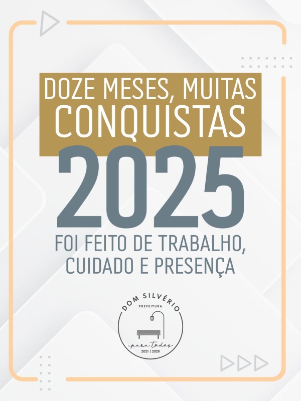 RETROSPECTIVA DE CONQUISTAS E AVAN&Ccedil;OS DE 2025.