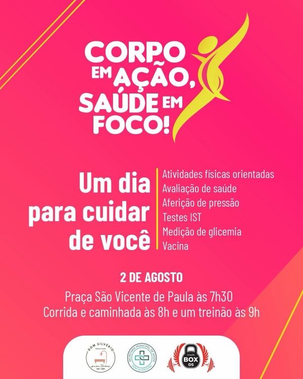 CORPO EM A&Ccedil;&Atilde;O, SA&Uacute;DE EM FOCO