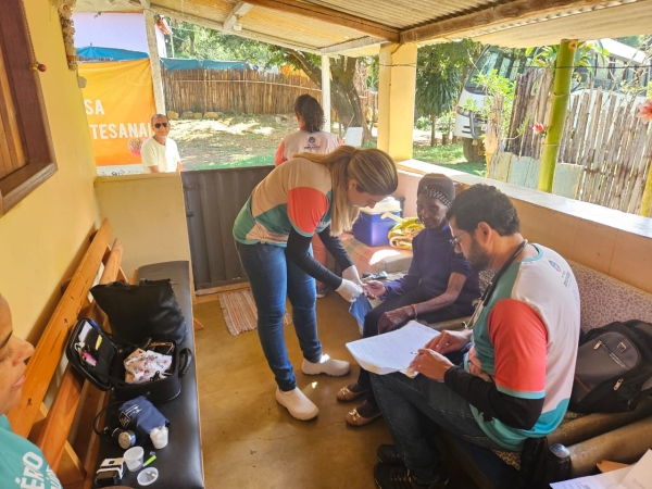 SAÚDE ITINERANTE NA COMUNIDADE DA BIQUINHA