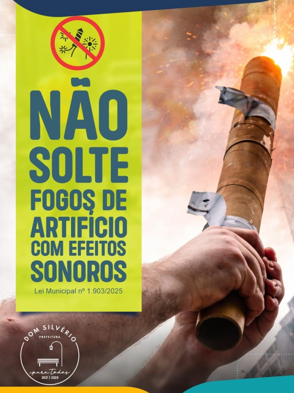 DOM SILV&Eacute;RIO INCENTIVA CELEBRA&Ccedil;&Otilde;ES CONSCIENTES E PRO&Iacute;BE FOGOS DE EFEITO SONORO
