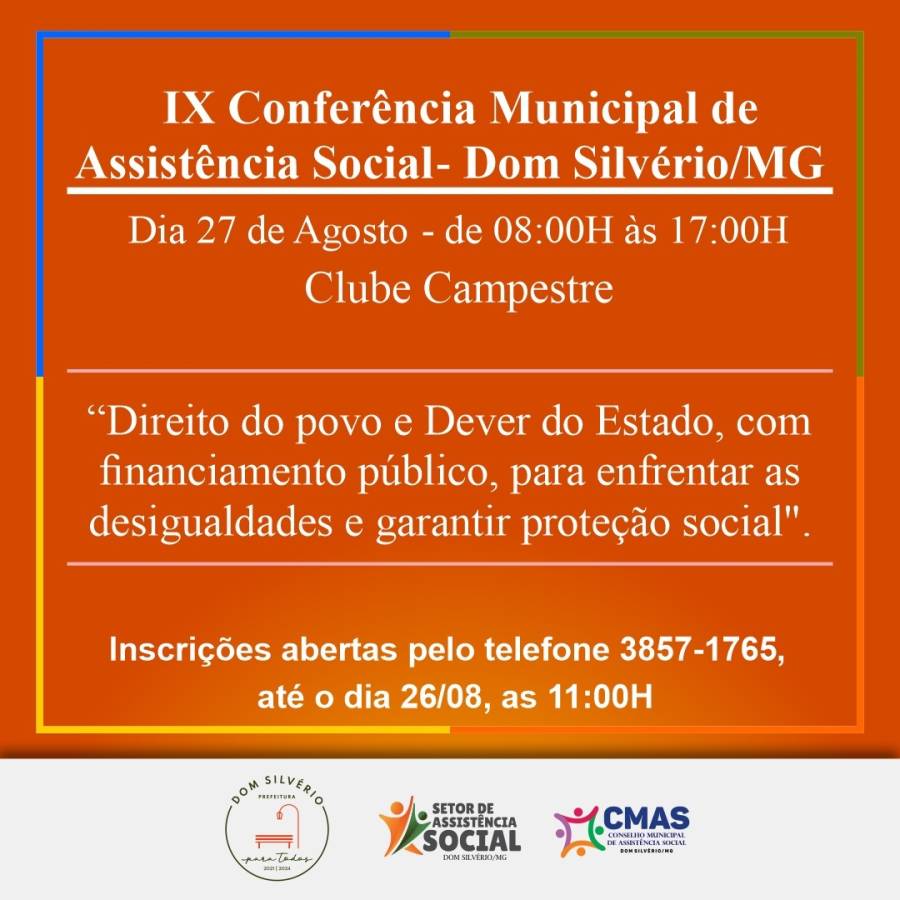 IX Conferência Municipal de Assistência Social