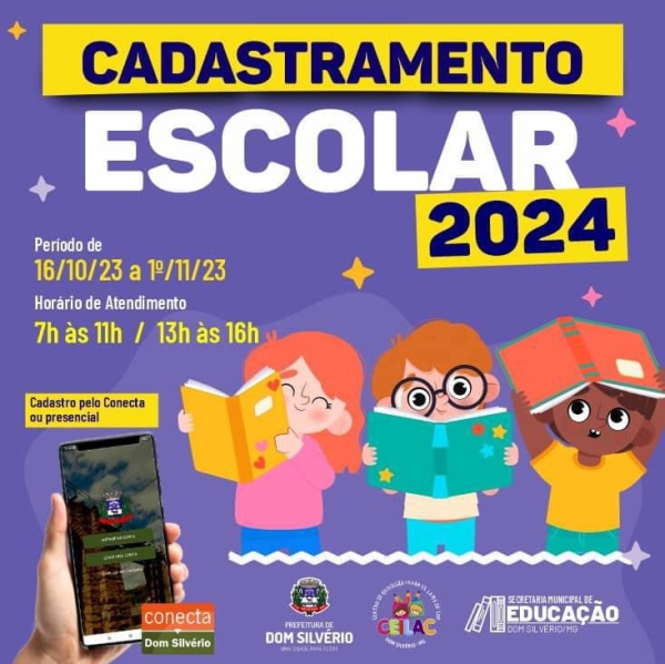 CADASTRAMENTO ESCOLAR 2024