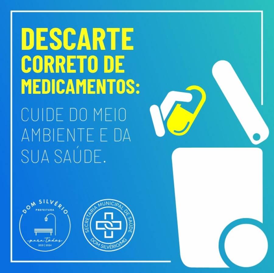 DESCARTE CONSCIENTE DE MEDICAMENTOS VENCIDOS OU EM DESUSO