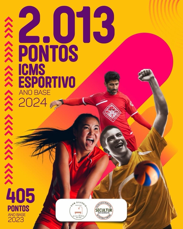 DOM SILV&Eacute;RIO TEM CRESCIMENTO EXPRESSIVO NO ICMS ESPORTIVO E SE DESTACA ENTRE OS MUNIC&Iacute;PIOS DE MINAS GERAIS