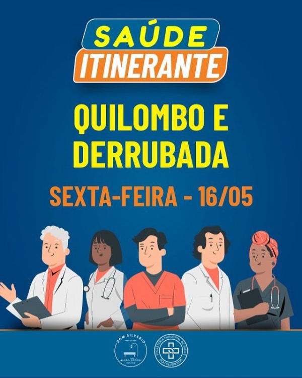 SAÚDE ITINERANTE NAS COMUNIDADES DE QUILOMBO E DERRUBADA