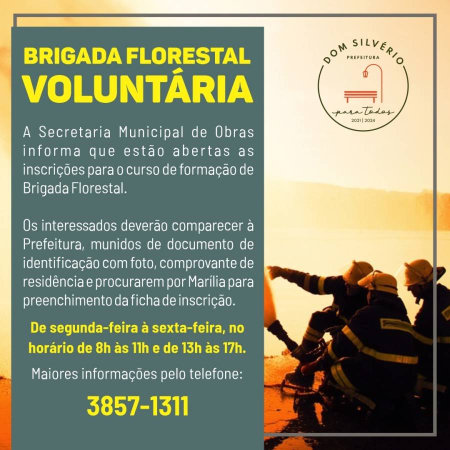 Brigada Florestal Voluntária - Curso de Brigadista