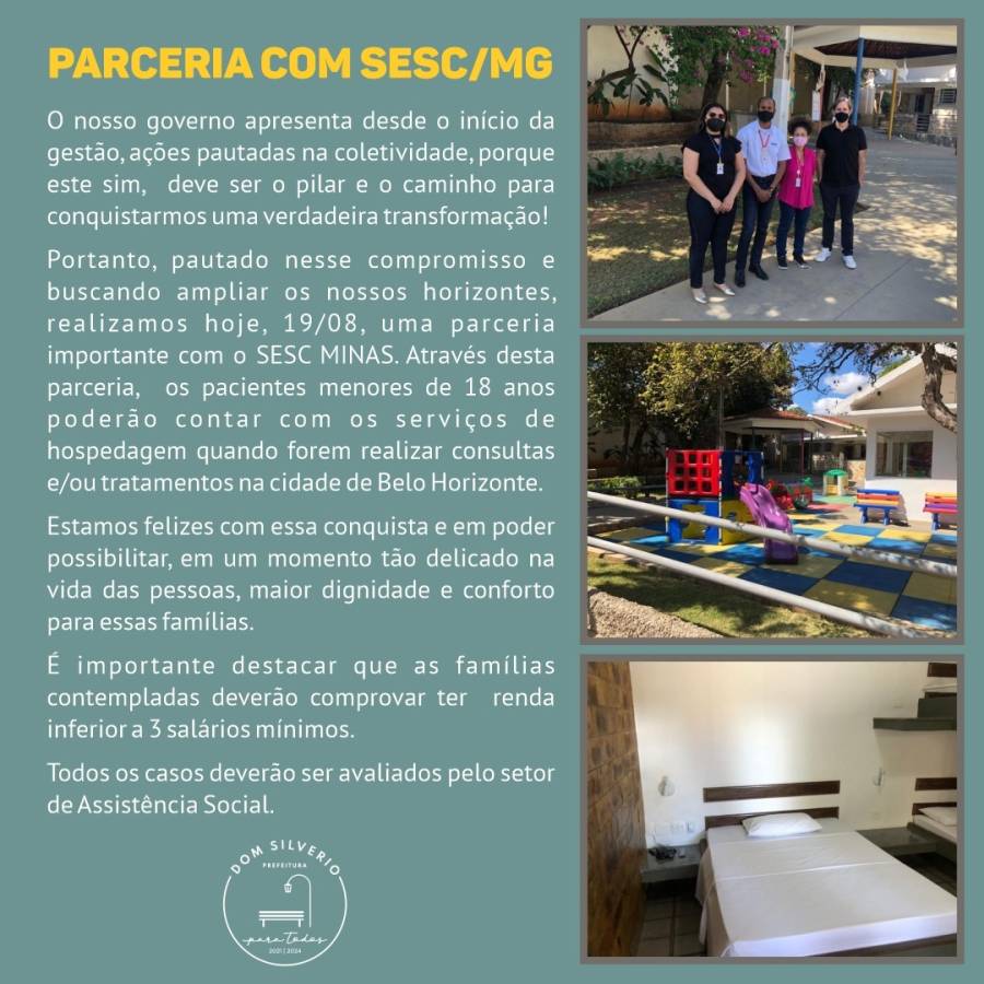 PARCERIA COM O SESC/MG